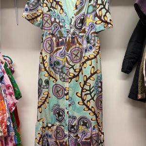 Colorful Patterned Women's Dress